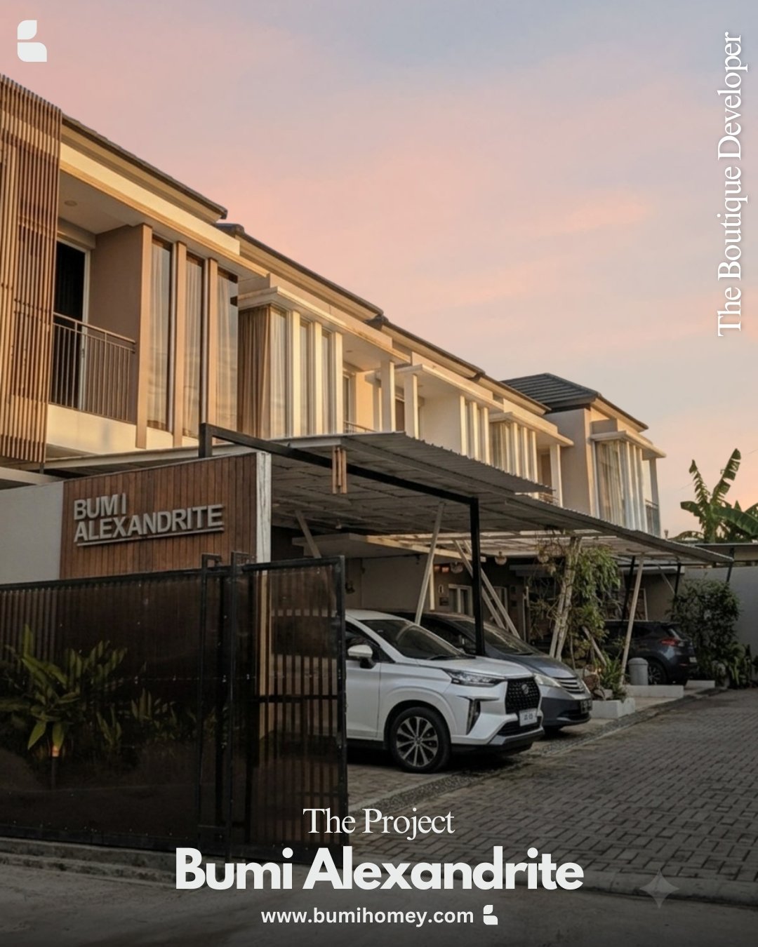 the-boutique-developer-bumihomey-boutique-real-estate-developer-indonesia-rumah-homey-2-lantai-bumi-alexandrite-project