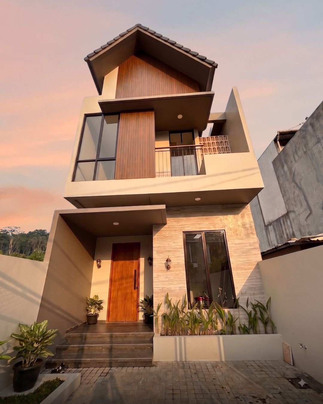 the-boutique-developer-bumihomey-boutique-real-estate-developer-indonesia-rumah-homey-2-lantai-the-clover-bumi-azurite-jatiasih-bekasi-facade-design