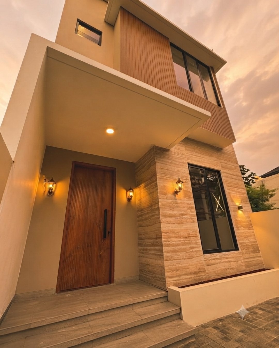 the-boutique-developer-bumihomey-boutique-real-estate-developer-indonesia-rumah-homey-2-lantai-the-iris-bumi-azurite-facade-design