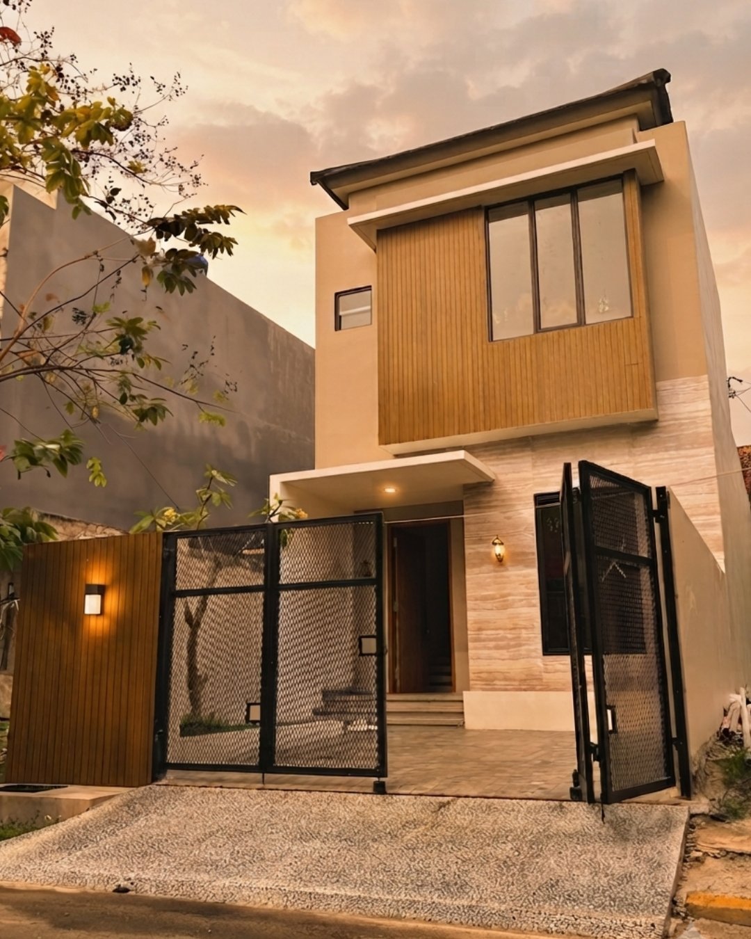 the-boutique-developer-bumihomey-boutique-real-estate-developer-indonesia-rumah-homey-2-lantai-the-iris-bumi-azurite-facade