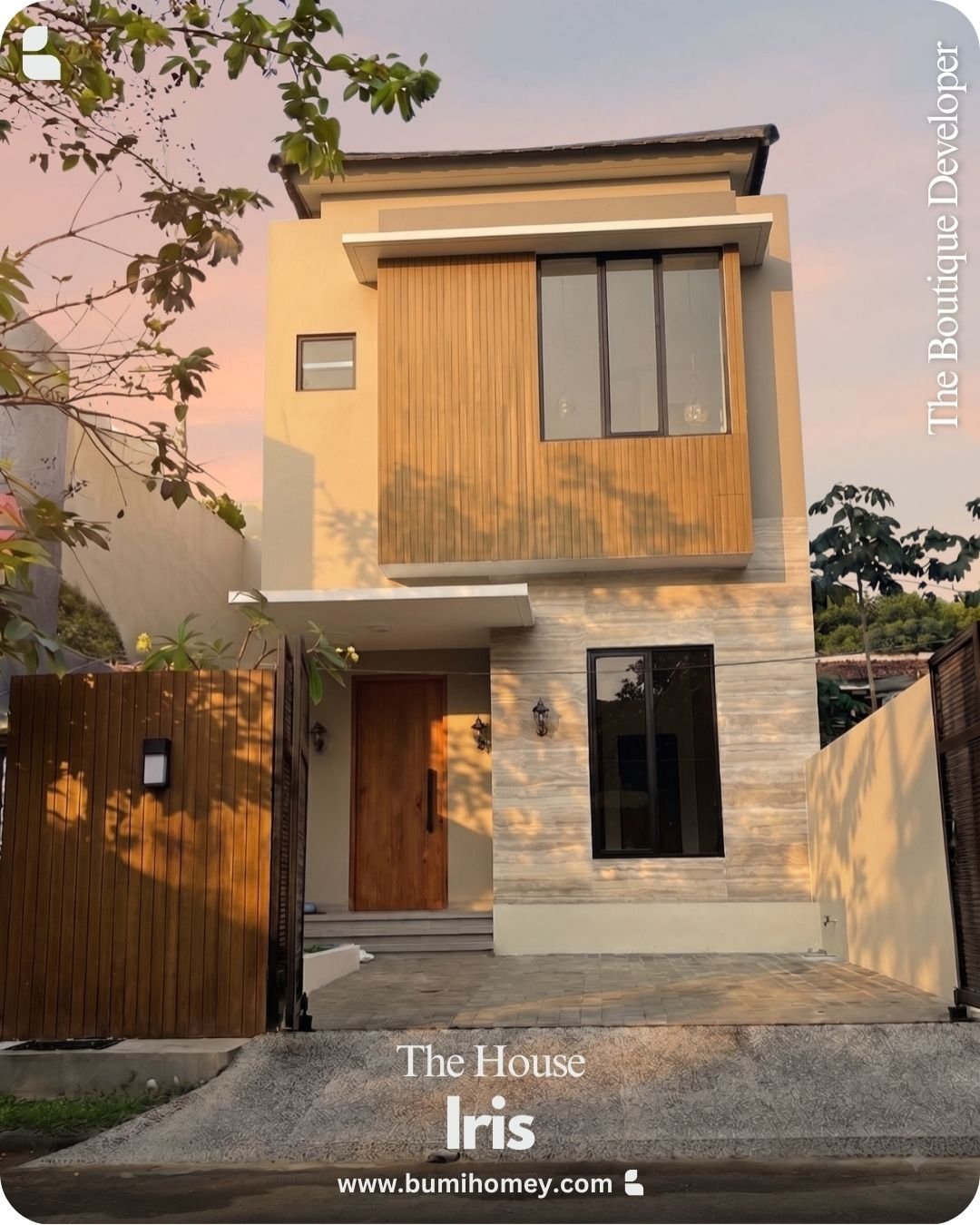 the-boutique-developer-bumihomey-boutique-real-estate-developer-indonesia-rumah-homey-2-lantai-the-iris-bumi-azurite